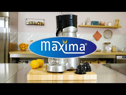 Maxima Orange Press - 32L/h - 19cm Glass Height - Electric - 09300028