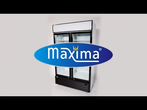 Maxima Drinks Fridge - 800L - 8 Adjustable Shelves - 09404030