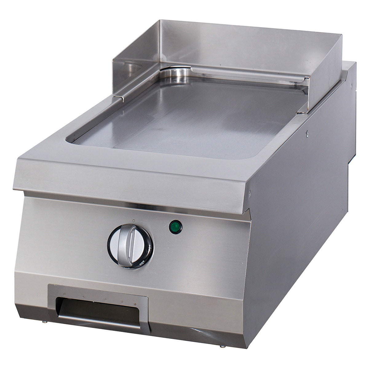 Premium Grillplaat - Glad Chroom - Enkel - 90 cm Diep - Gas - MAXIMA