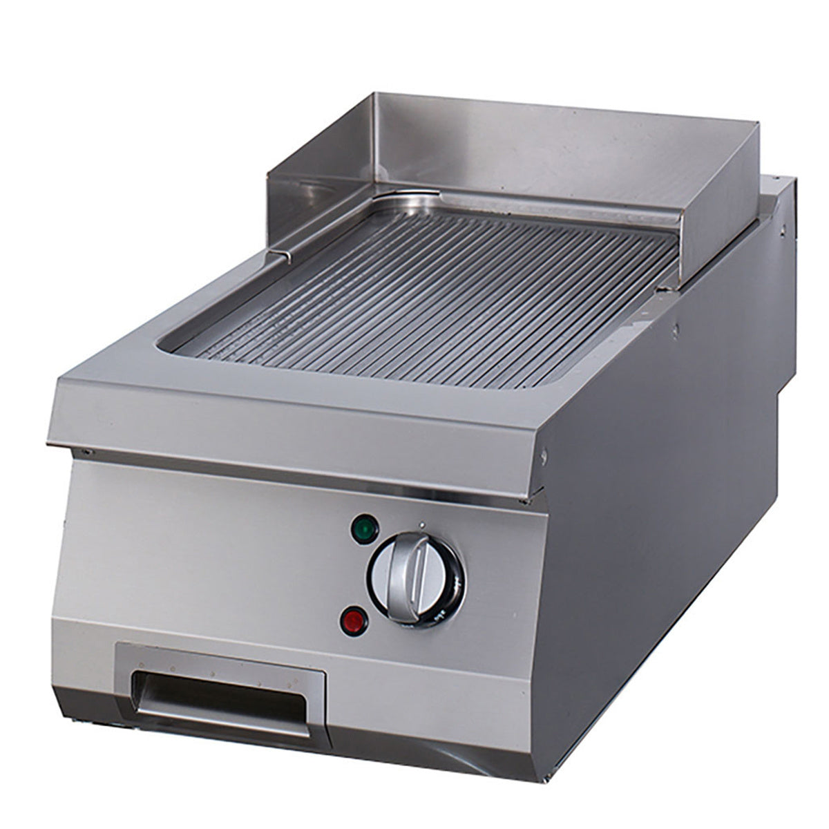 Premium Grillplaat - Gegroefd - Enkel - 90 cm Diep - Elektrisch - MAXIMA