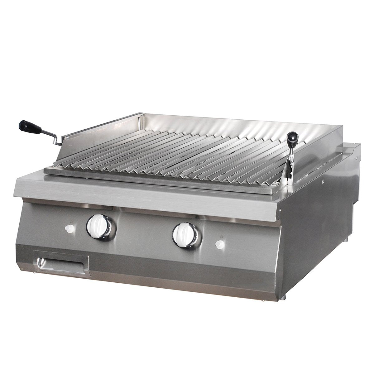 Maxima Premium Lava Stone Grill - Double Unit - 90cm Deep - Gas - 09398596