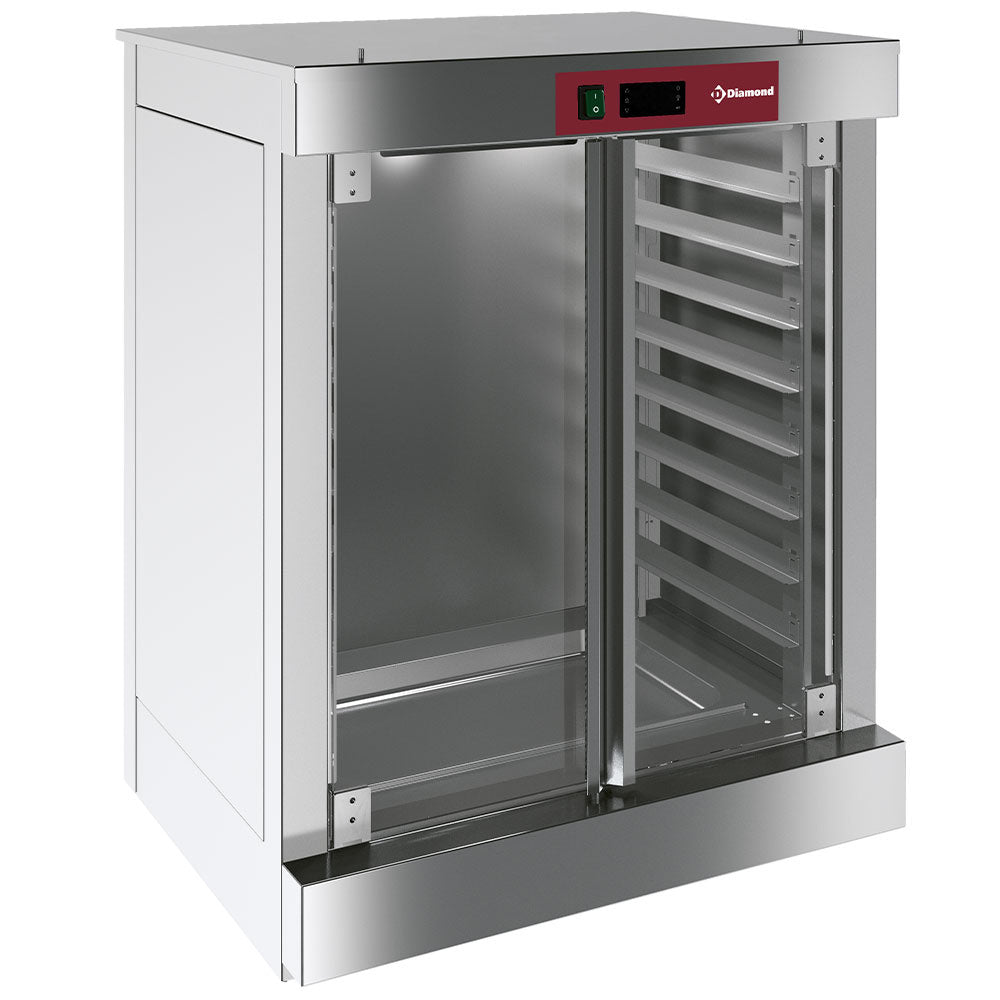 Diamond Schwebeschrank für Backofen 2 Türen 8 Ebenen - AMHF/346-2