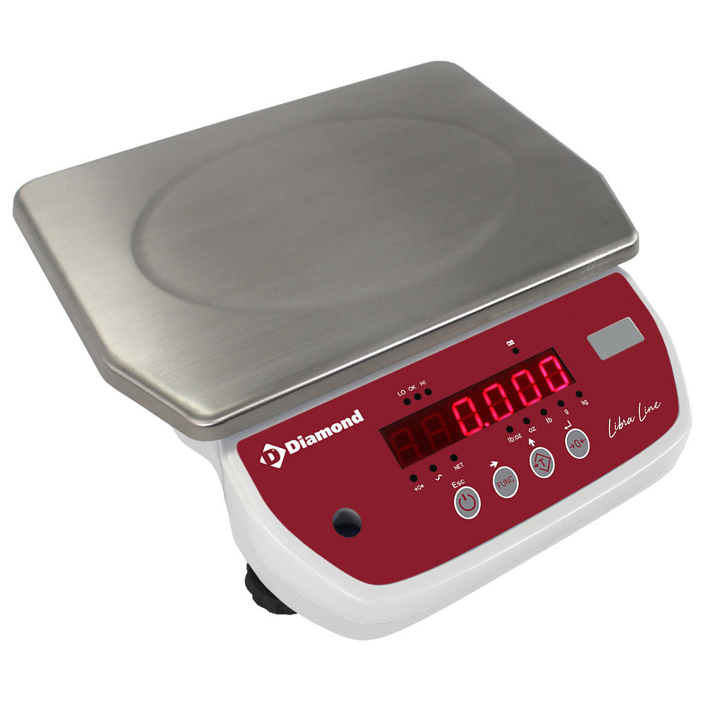 Diamond Stainless steel electronic scale, 15Kg x 2g - BAL/15-2