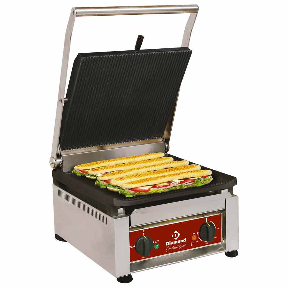 Diamond HIGH OUTPUT Kontaktgrill, emaillierte Platten - BIGFOOD/SN