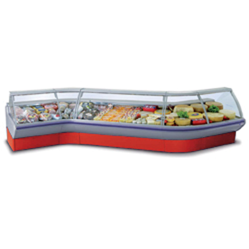 Diamond Ventilated counter with storeroom, with group - BSA-170-LIQ