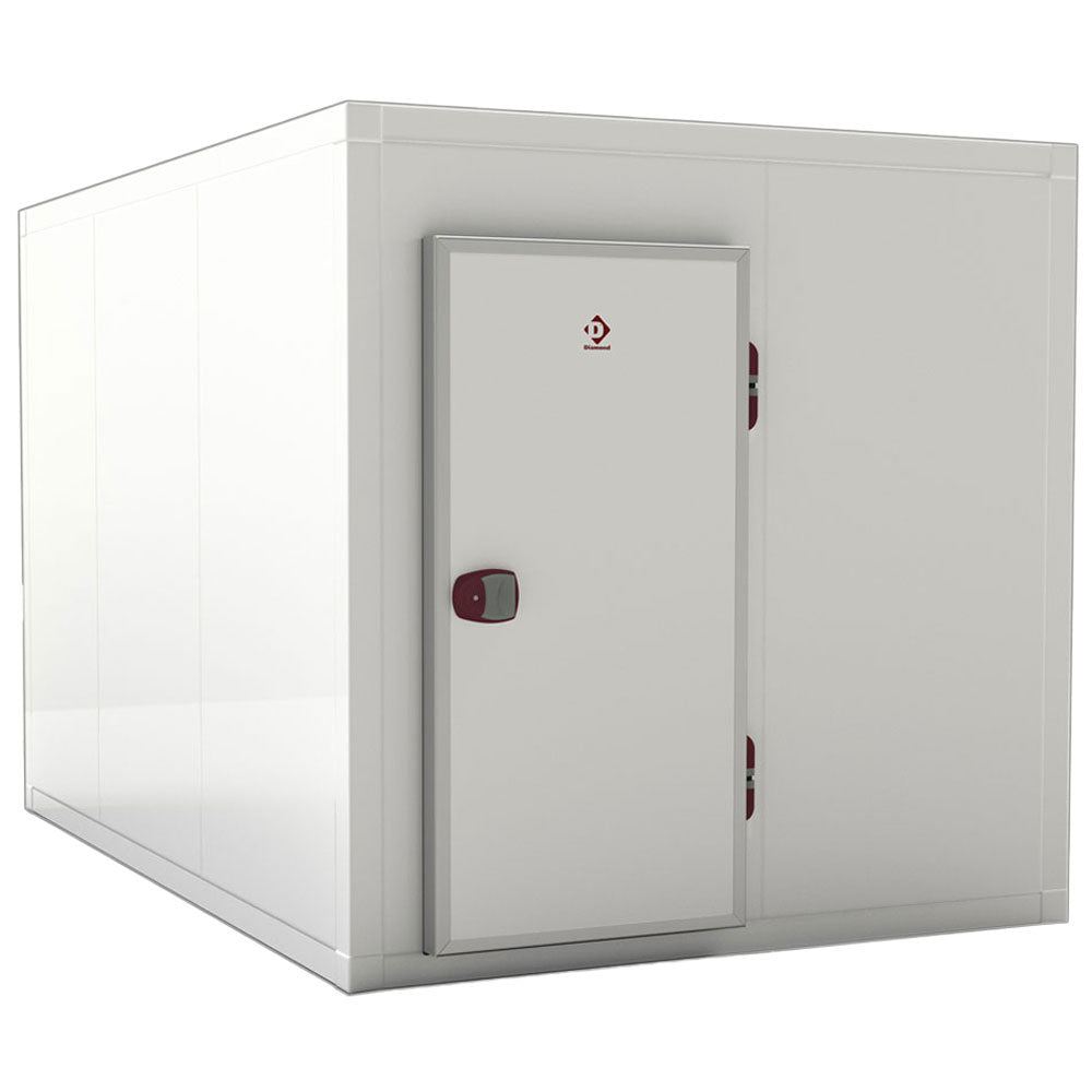 Diamond Combi cold room ISO 100, int. dim. 2230 x 3230 & 2230 x 1830 xh 2230 mm  (16,06 + 9,1 m³) - C2710/XBF-COMBI