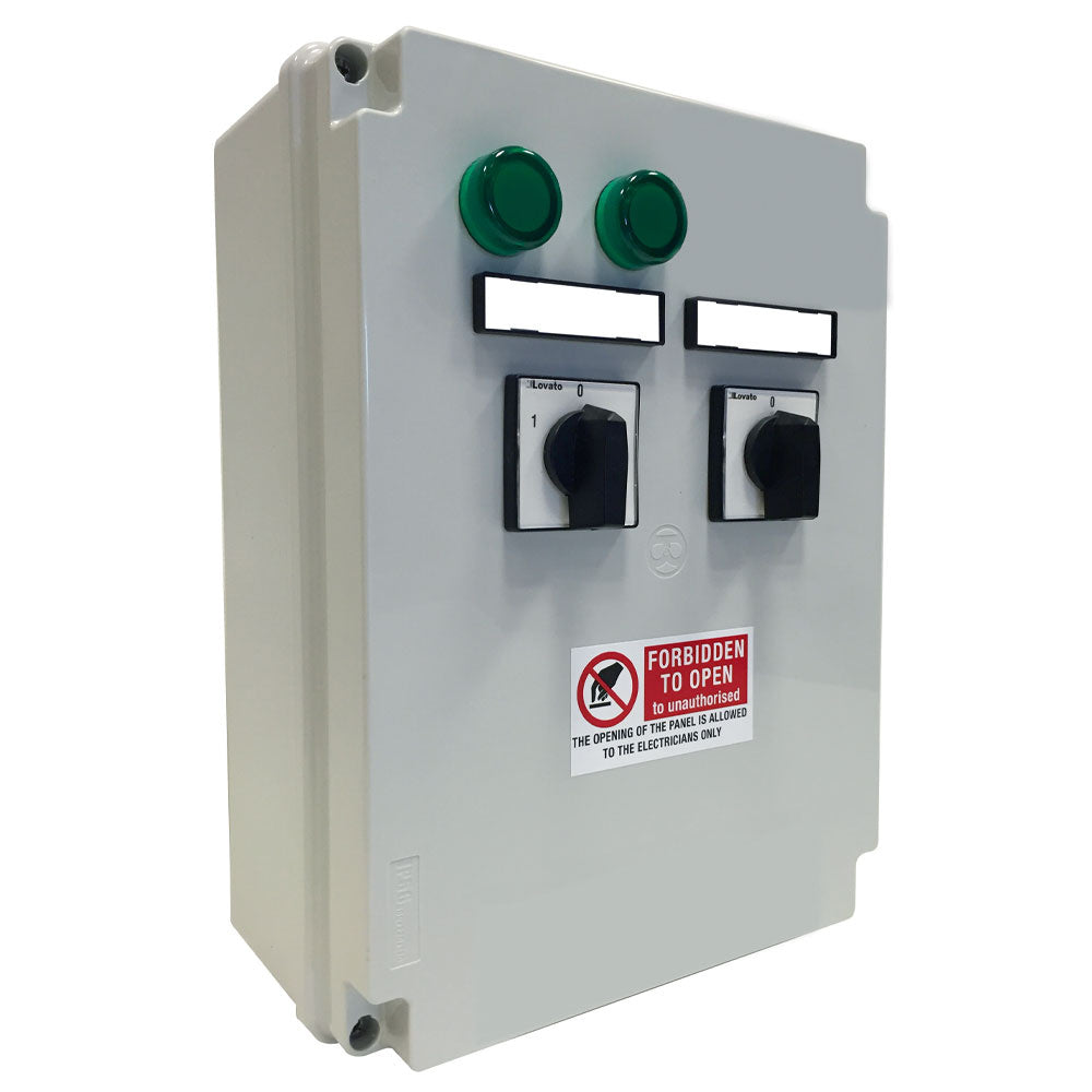 Diamond Electric control panel, 2 speeds + switch LED - CF-MET/1T