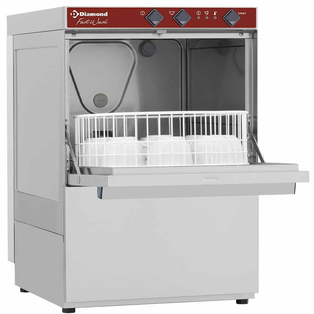 Diamond Glass-washer, squared basket 350x350 mm - DC202/6