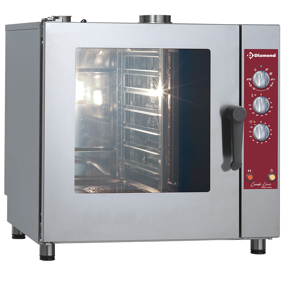 Diamond Gasbackofen Dampf/Konvektion, 7x GN 1/1 - DGV-711/P