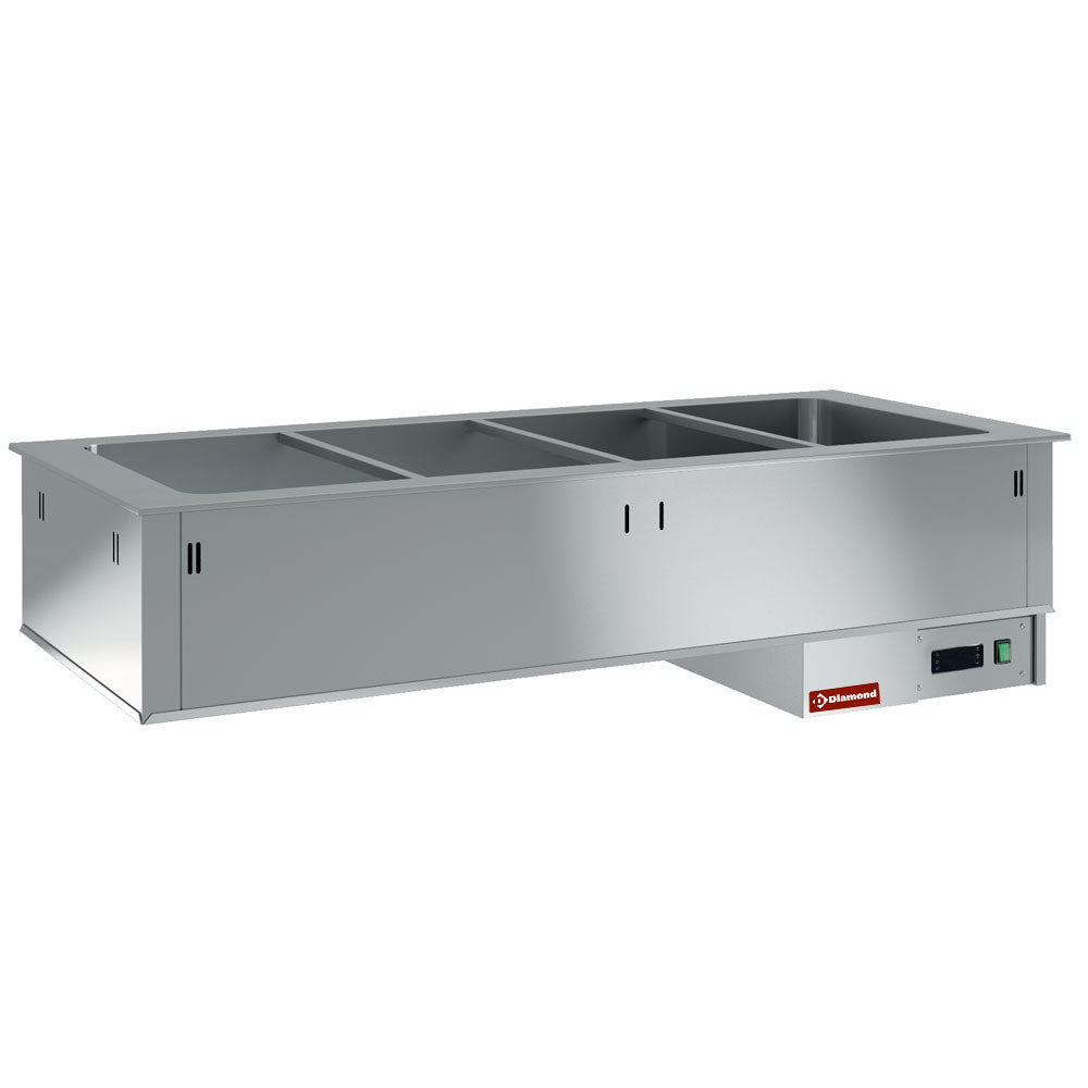 Diamond Element Bain-Marie-Spüle "dry" 3x GN 1/1 - DPA/BSC12