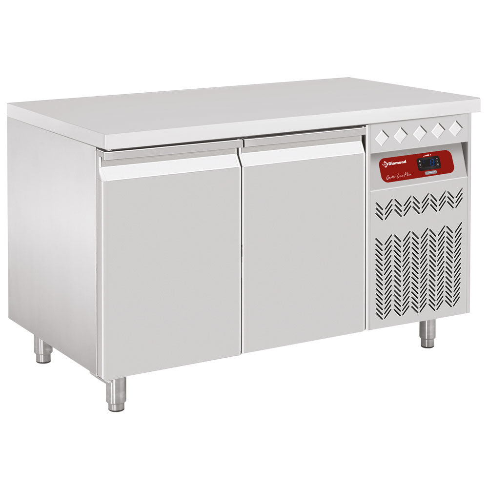 Diamond Ventilated refrigerated table, 2 doors GN 1/1, 260 Lit. - DT131/P9