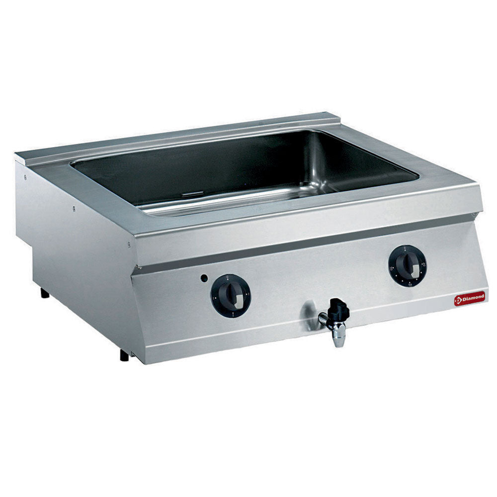 Diamond Electric bain-marie GN 2/1 depth 150 mm -TOP- - E17/BM8T-230/3--N