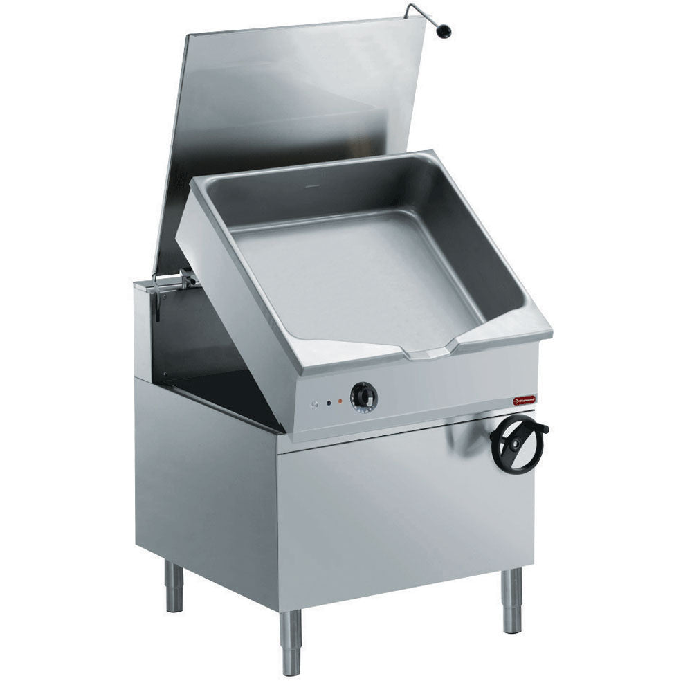 Diamond Tumbling electric frying pan, "Duomat" basin 80 liters on cupboard - E22/BM8C-230/3--N