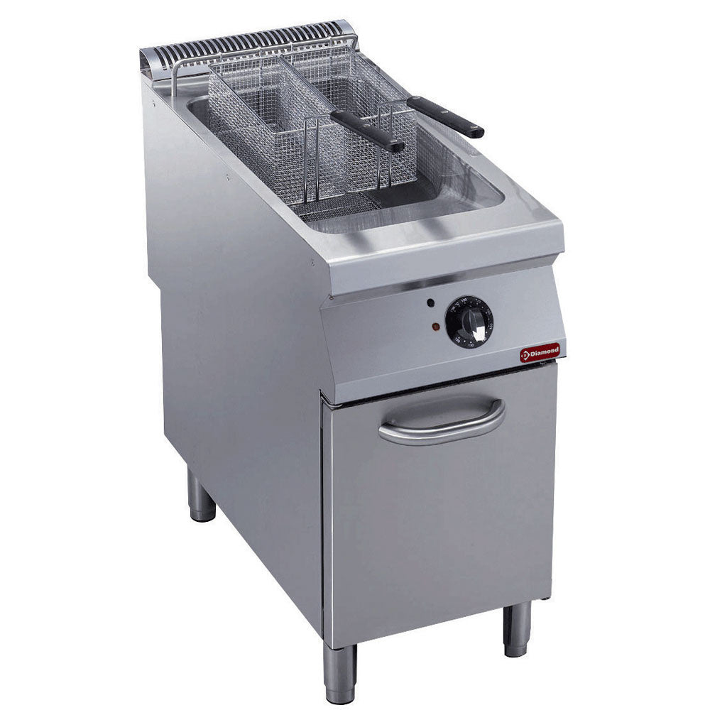 Diamond Electric fryer 1 basin "Y" 23 liters, external burners, on undercarriage - E22/F23A4-S