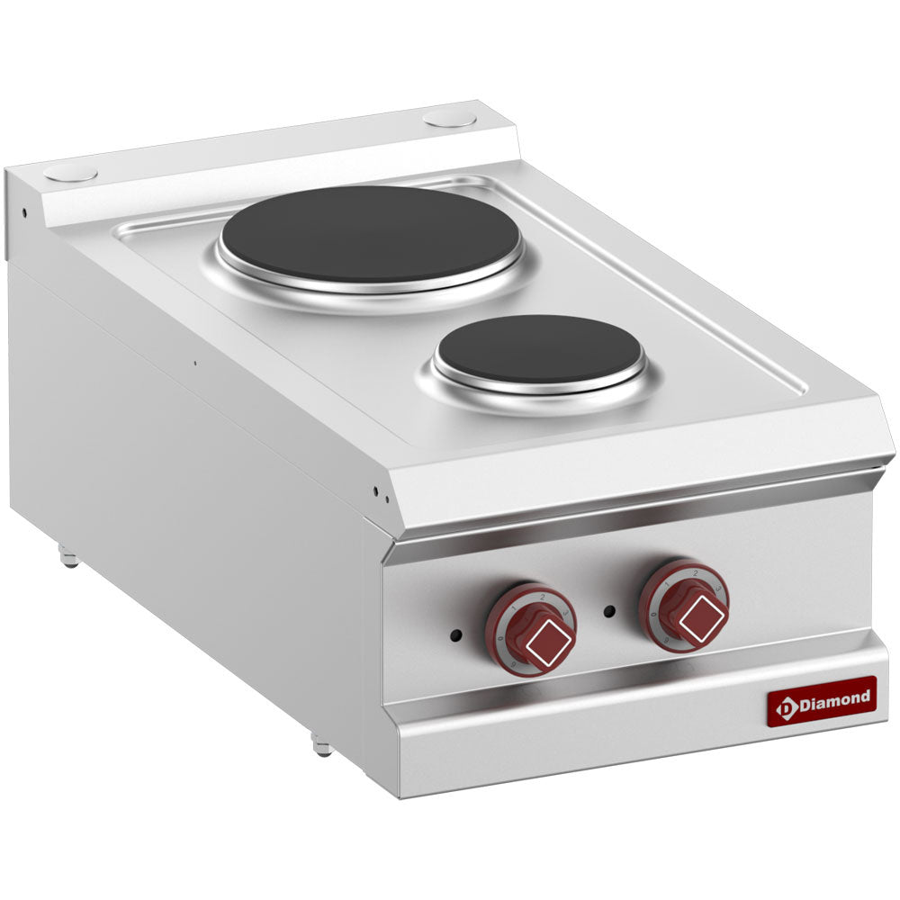 Diamond Electric cooker 2 hobs -Top- - E7/2P4T-N