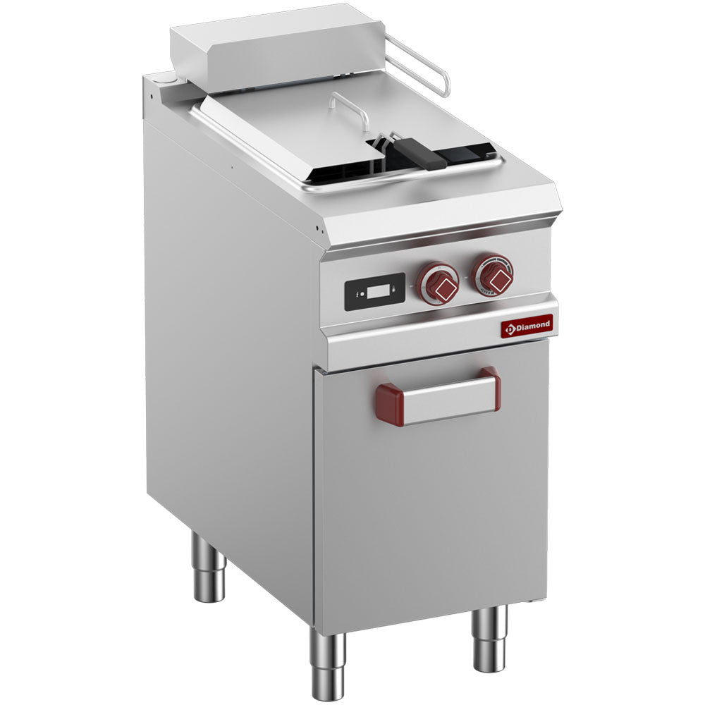 Diamond Electric fryer 1 tank "Y" 15-liter on cupboard - "DIGIT" - E7/F15A4-NAP