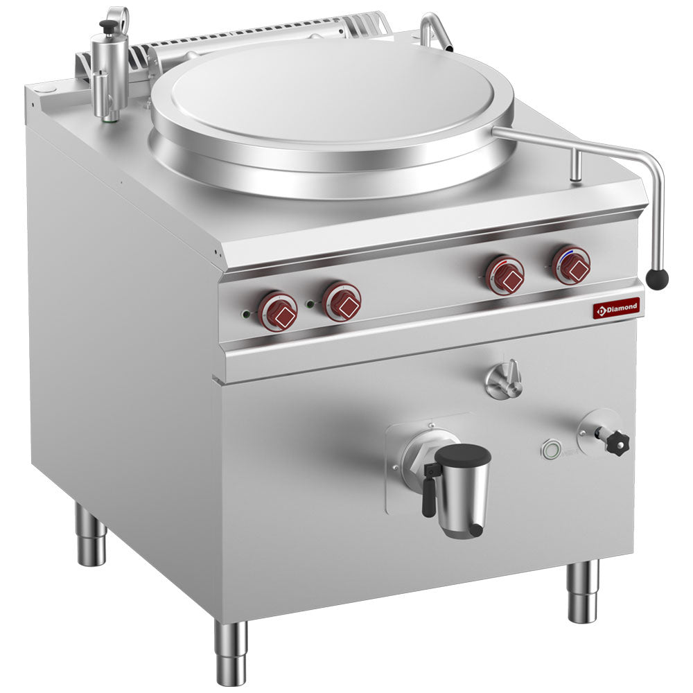 Diamond Electric boiling pan, 150-liter tank, indirect heating, on cupboard - E9/M15I8-N