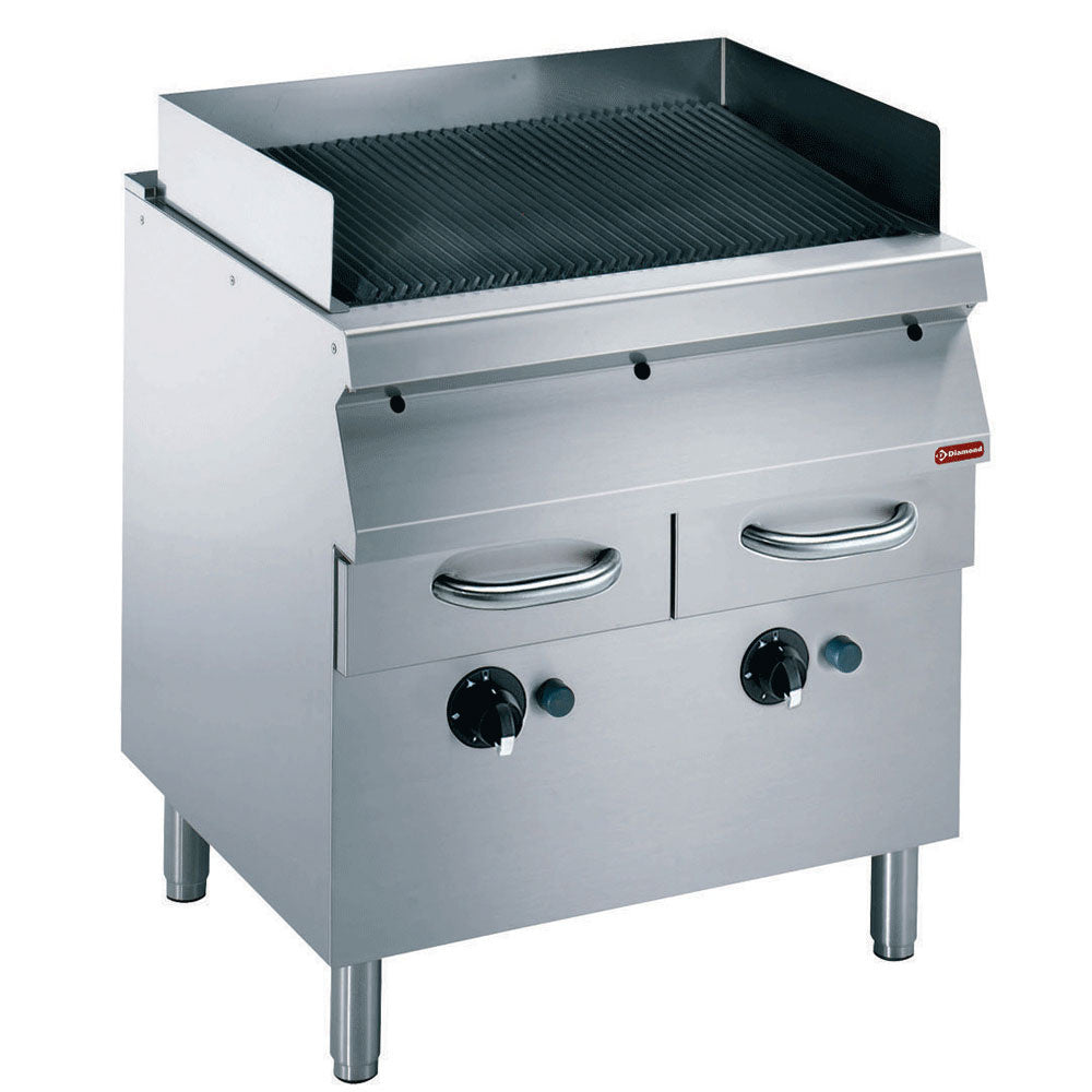 Diamond Gas grill, grill in cast iron, on pedestal - G22/GPLP8-NE