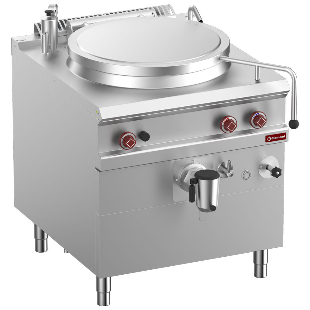 Diamond Gas kookpan, 100 liter tank, indirecte verwarming, op kast - G9/M10I8-N