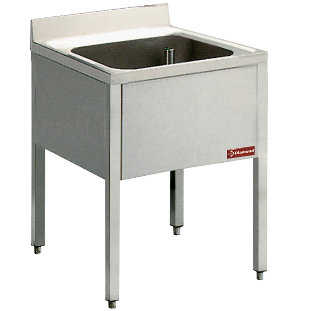 Diamond Sink 1 tank with base - L610/6-KD-D