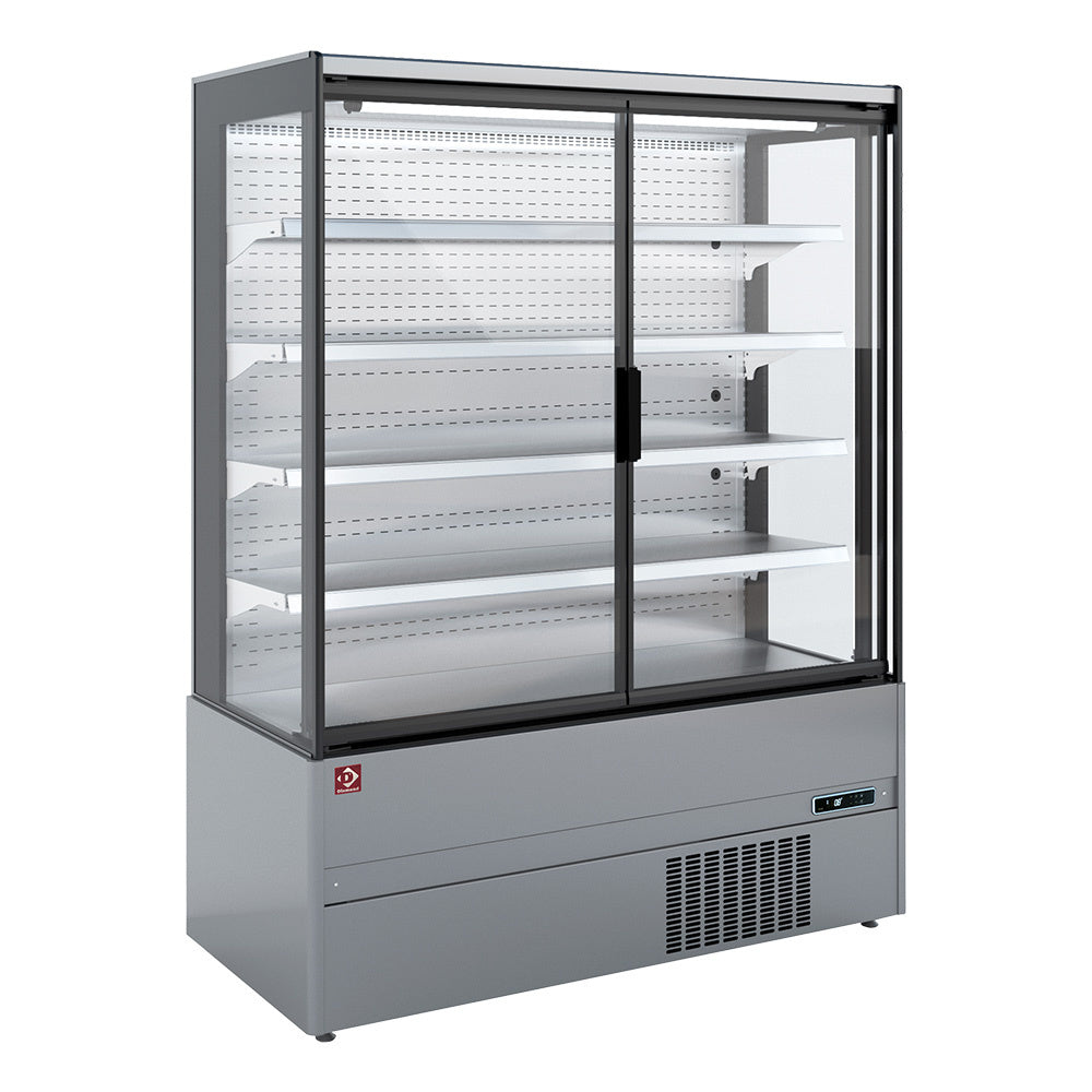 Diamond Refrigerated wall element, self-service, swing doors - FULL INOX - MML09-FX