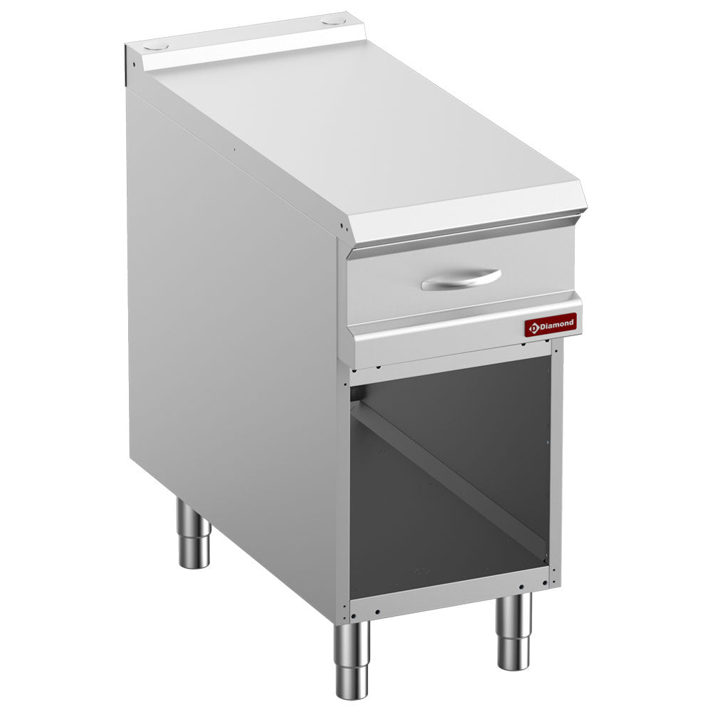 Diamond Neutral element with GN drawers, module 1/2 , open base - N9/PTAC4-N
