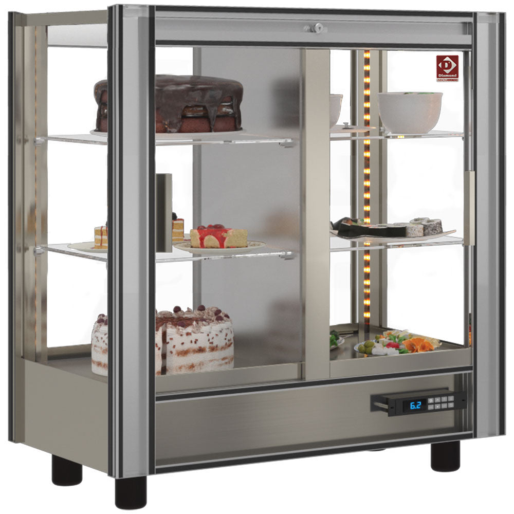 Diamond Refrigerated Gastronomiekühlschrank 216 Lt. - Durchgehend - Modulierbar - PGN-1/TR-R6