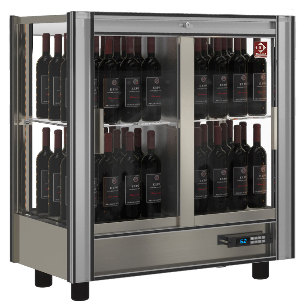 Diamond Refrigerated winecooler Lt. 216 - Through - Modulable - PVV-3/TR-R6