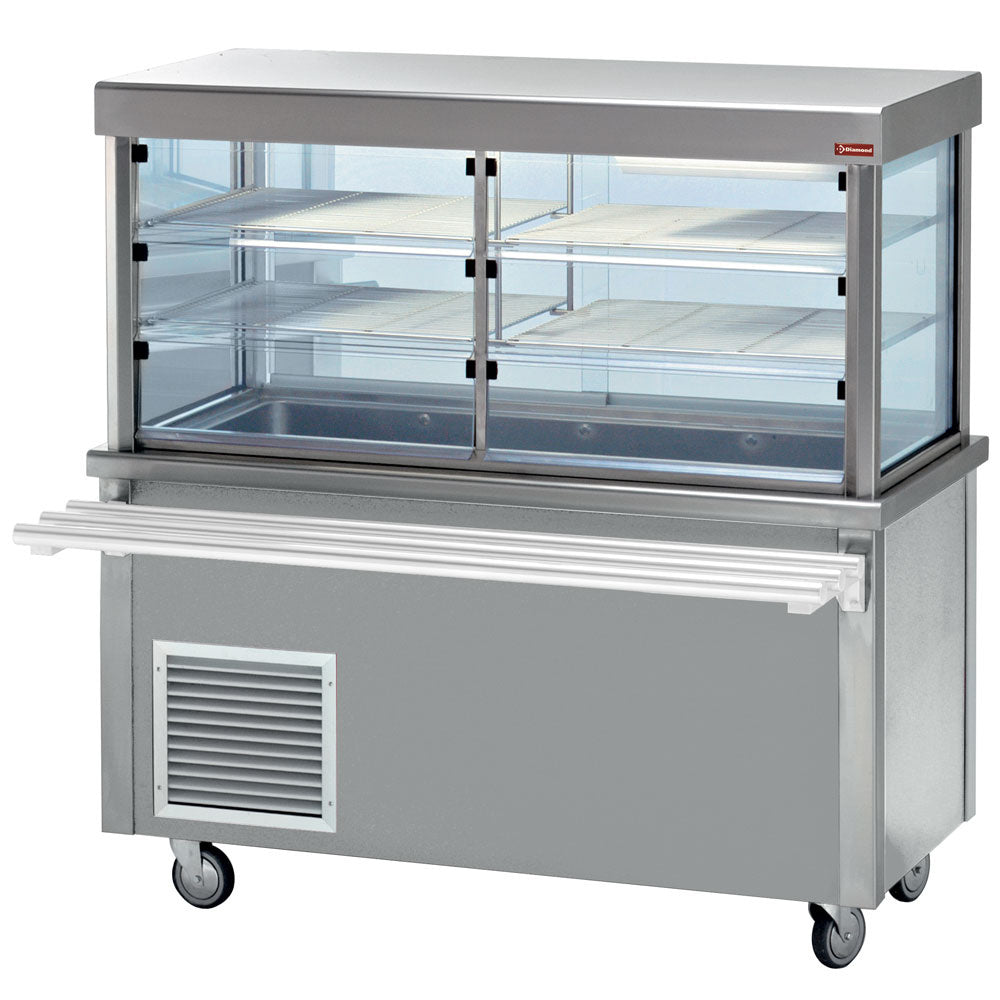 Diamond Display element and refrigerated basin on refrigerated cupboard - RCAV15-R2