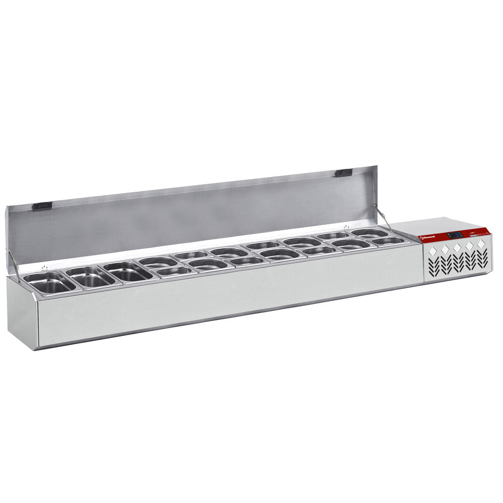 Diamond Refrigerated structure GN 10x1/4, 1x1/9 , with lid - SX219G/CP9