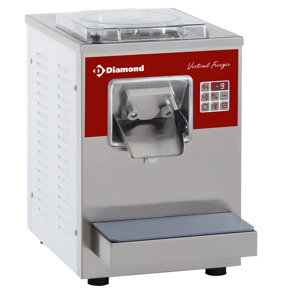 Diamond Automatic vertical ice-cream turbine, table top, 9/12 L/h, air condenser - TGV/5D-N