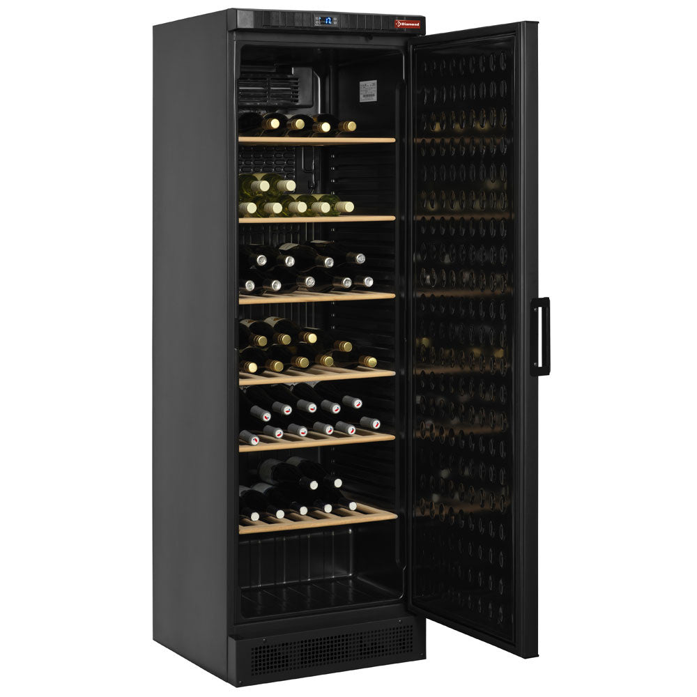 Diamond Wine board, ventilated, 380 liters, BLACK - WINE-P38/R6V