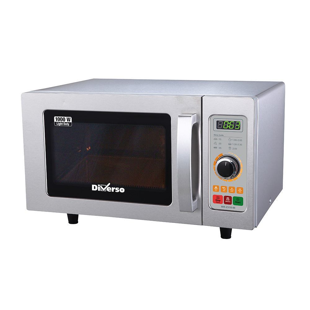 Diamond Microwave in stainless steel, 1000 W. (25 Lt), mechanical - WR-2510-M