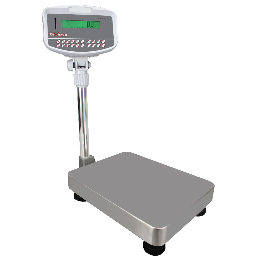 Diamond Electronic stainless steel scale with column, 32Kg x 1g - WR-32X1-B