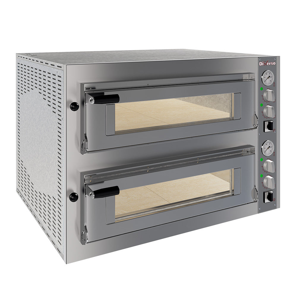 Diamond Electric oven 2x 4 pizzas diam.350mm, 2 rooms - WR-FD24-MD