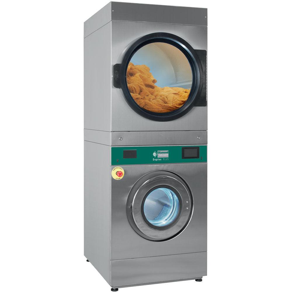 Diamond Washing machine with super spin-drying 14 kg (electric) + rotary dryer 14 kg (electric) - DEES/14