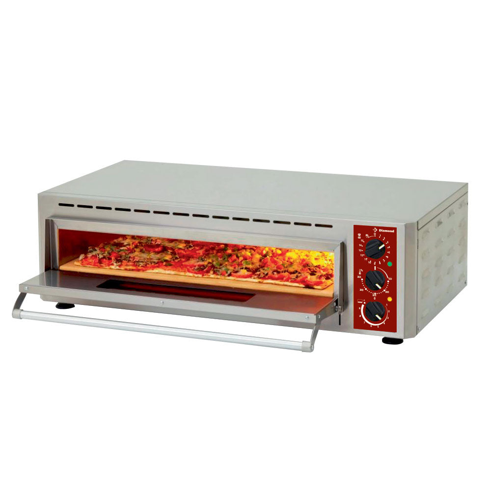 Diamond Elektroofen für Pizza, Kammer (2+3 kW), 660x430xh100 mm - PIZZA-QUICK/66-43