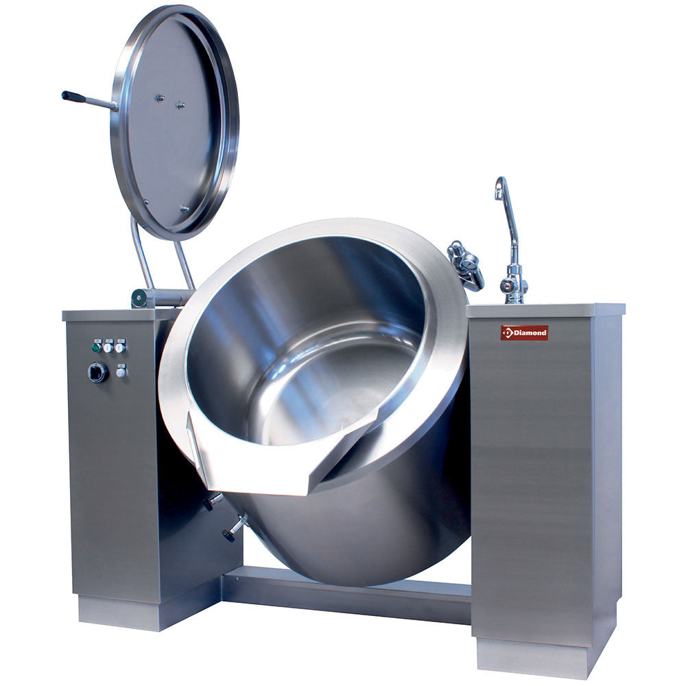 Diamond Electric Tilting Boiling pan,150 liters, indirect heating - EMB/150I