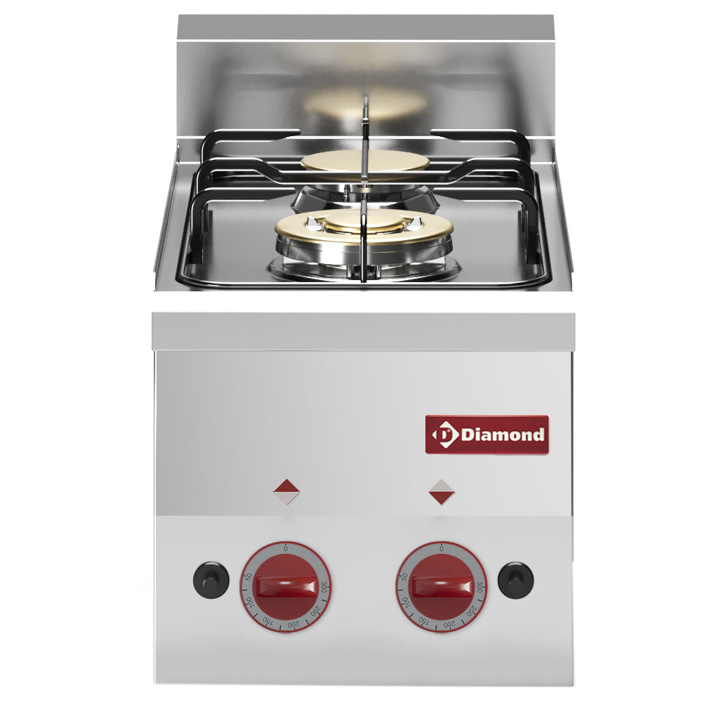 Diamond Gaskocher 2 Brenner -Top- - G60/2F3T-N