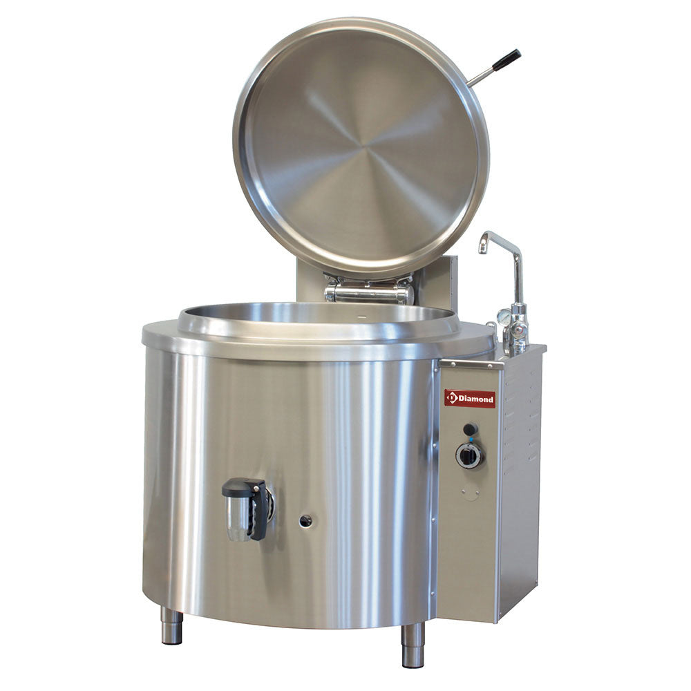 Diamond Boiling pan gas 150 liters, indirect heating - GMM/150I | Cubo ...