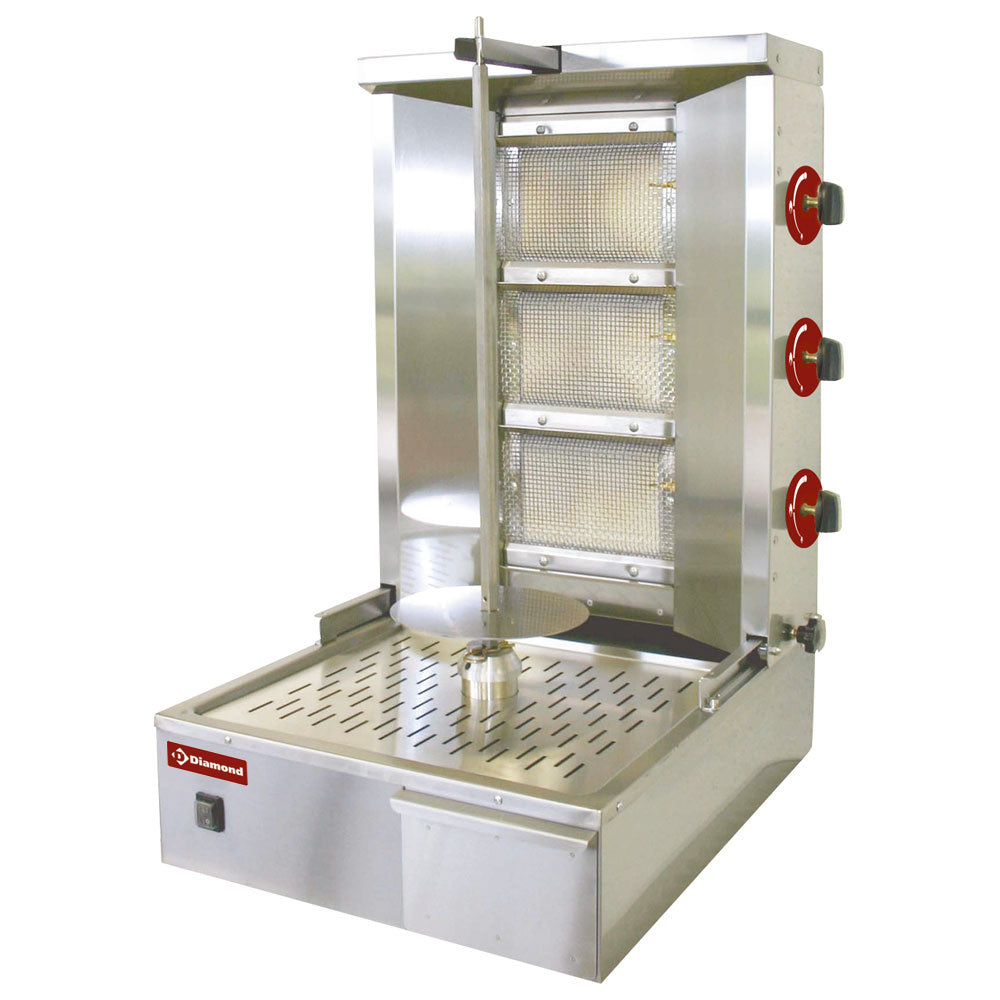 Diamond Gas Gyros grill 35 kg - KEB-G61