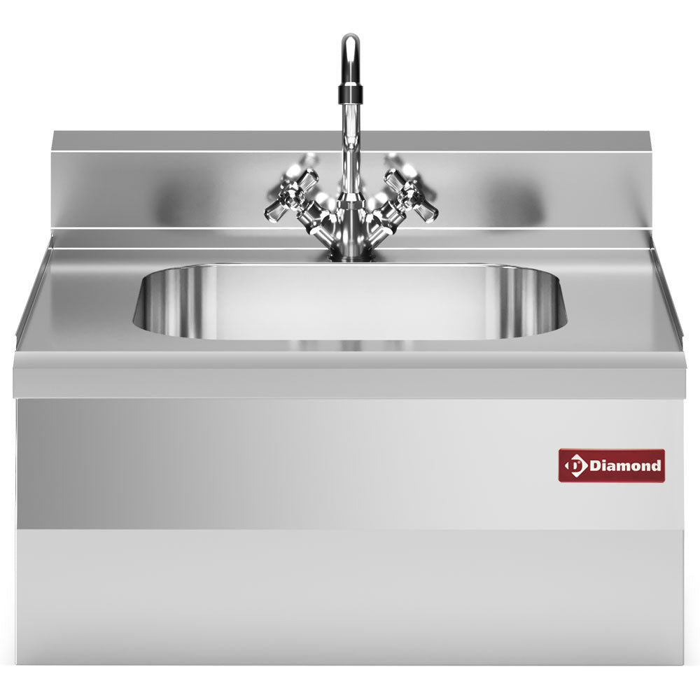 Diamond Sink 400x400xh200 with mixing tap and siphon - N60/LV6T-N