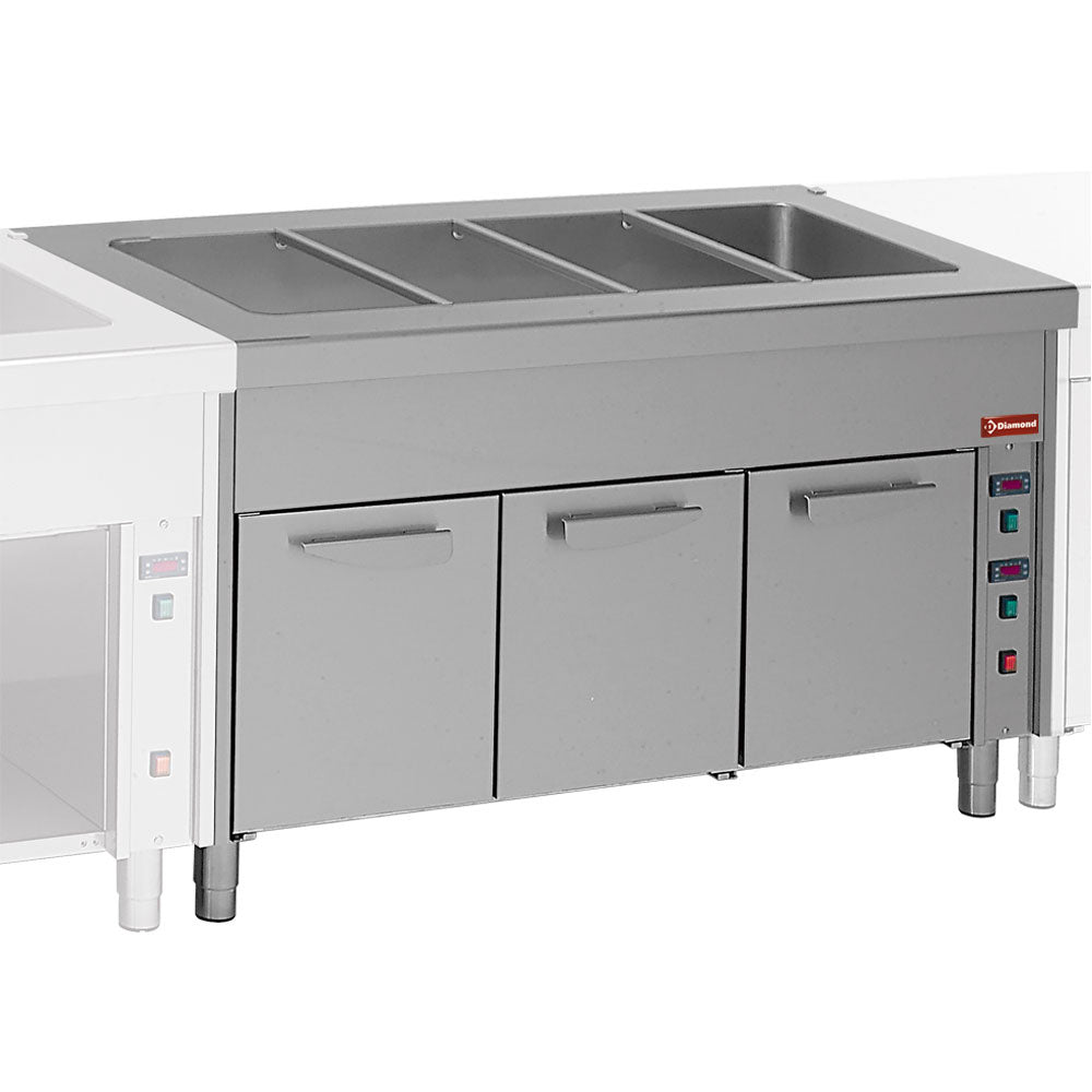 Diamond Bain Marie op hete kast 2x GN 1/1 - S80/BC08