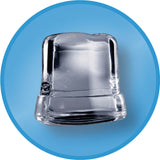 Diamond Whole ice cube maker 47 kg, with storage - AIR - ICE50A-R2