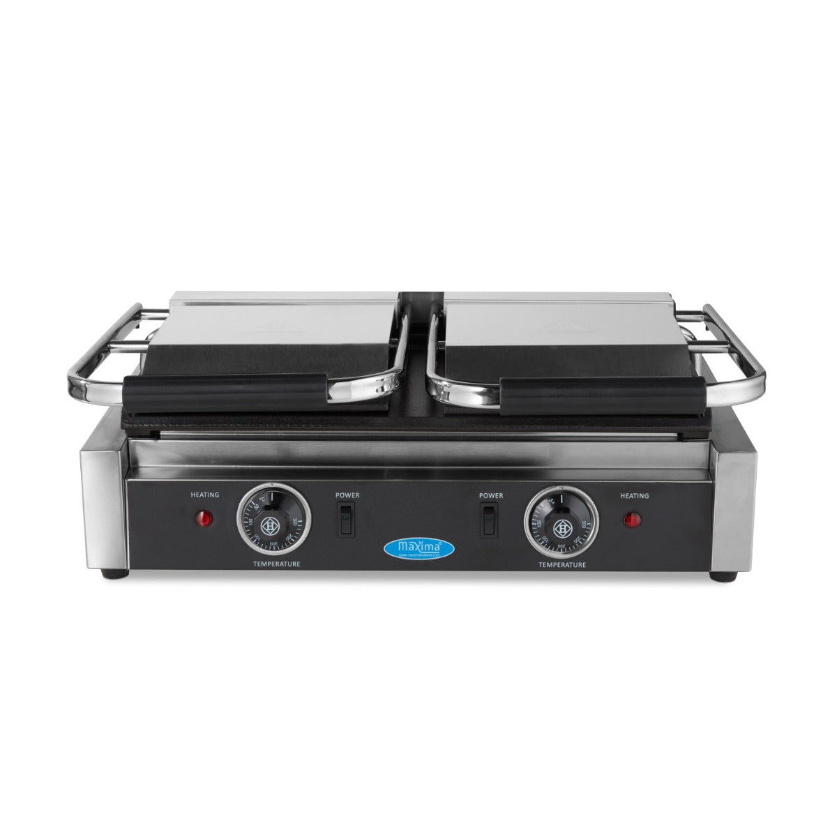 Maxima  Contact Grill - Smooth - Double Grill Plate - 2 x 22cm  - 09300437