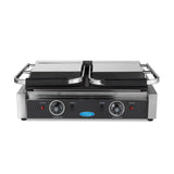 Maxima Contact Grill - Glad - Dubbele Grillplaat - 2 x 22cm - 09300437