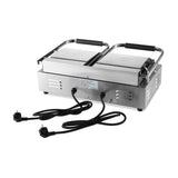 Maxima Contact Grill - Glad - Dubbele Grillplaat - 2 x 22cm - 09300437