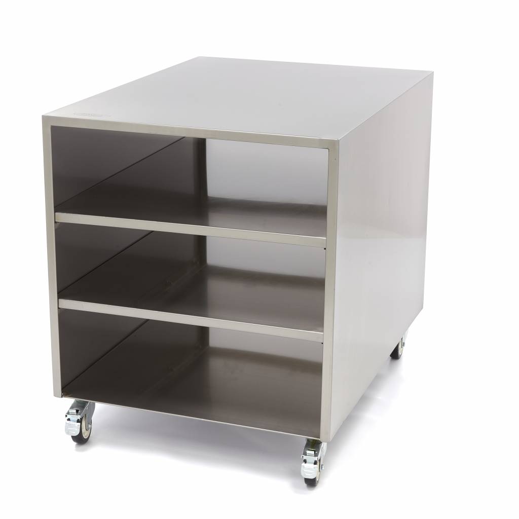 Long Machine Table Maxima Stainless Steel Machine Table - 60 x 80cm - 120kg Load Capacity ...