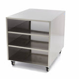 Maxima  Stainless Steel Machine Table - 60 x 80cm - 120kg Load Capacity - on Wheels  - 09300785