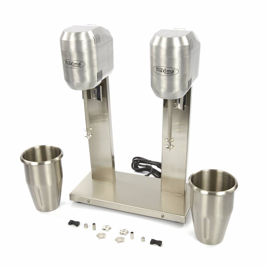 Maxima Drinks Mixer - 2 x 2L - 2 Kopjes - 2 Snelheden - 09362102